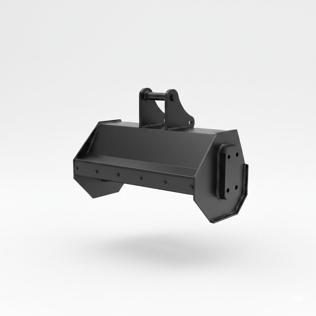 Desbrozadora trituradora para mini excavadora 80cm