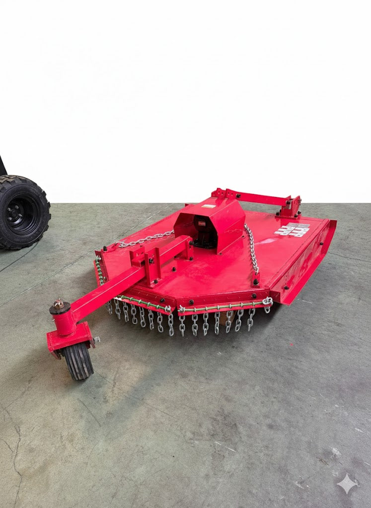 Desbrozadora trituradora de cuchillas reforzada para tractor 120 cm