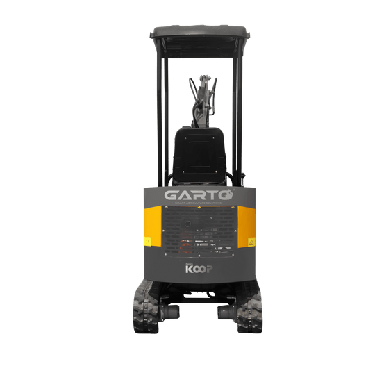 Excavadora 1 Tonelada Giratoria Motor Koop de 1 Cilindro
