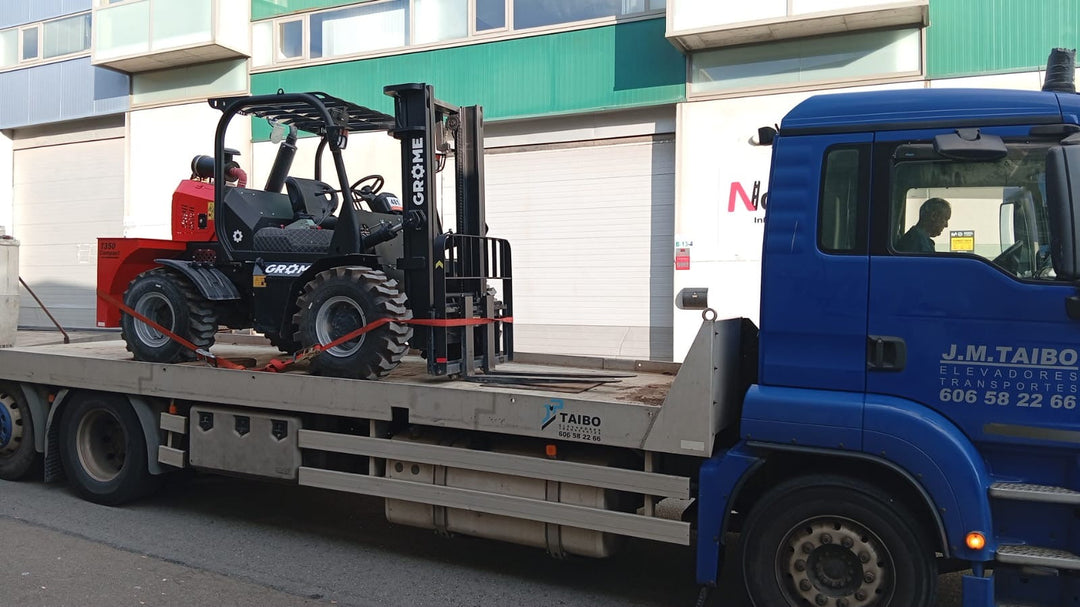 Carretilla elevadora 4X4 todoterreno 3500kg diesel Grome T350 especial invernadero