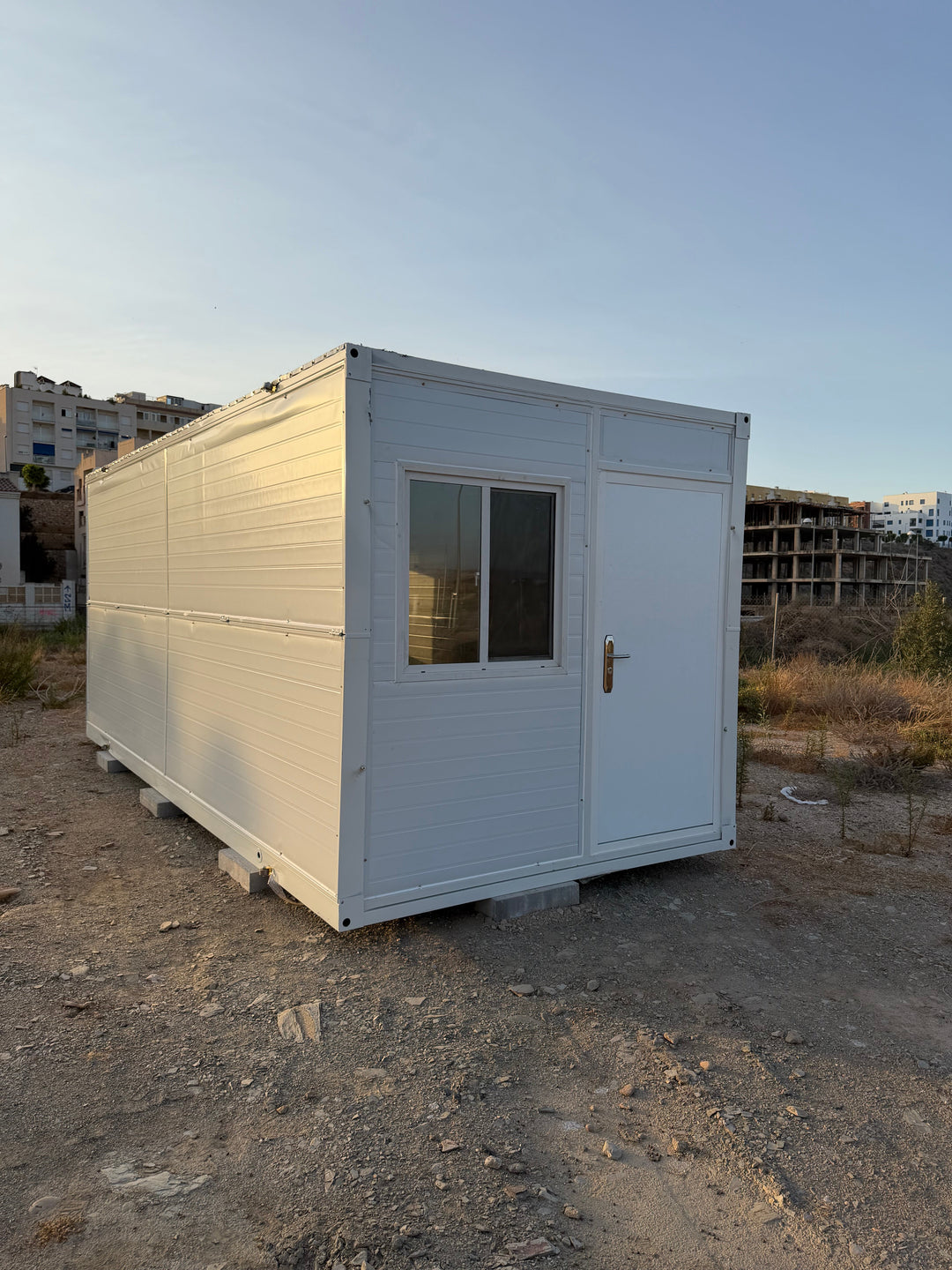 Caseta de Obra Plegable Modulo Prefabricado