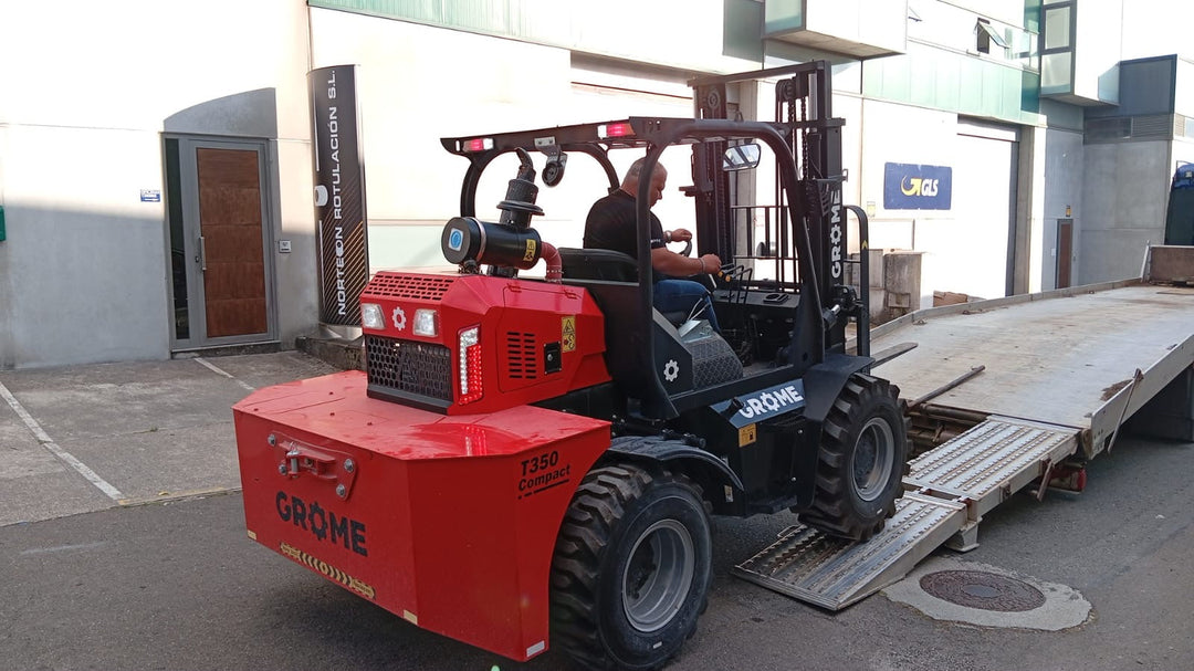 Carretilla elevadora 4X4 todoterreno 3500kg diesel Grome T350 especial invernadero