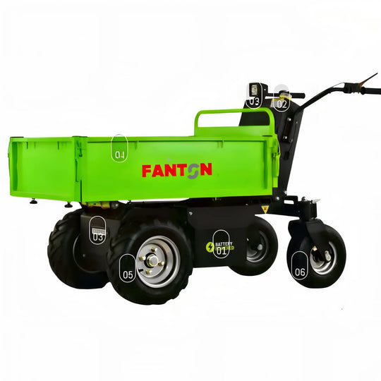 Carretilla eléctrica de ruedas FANTON E50X