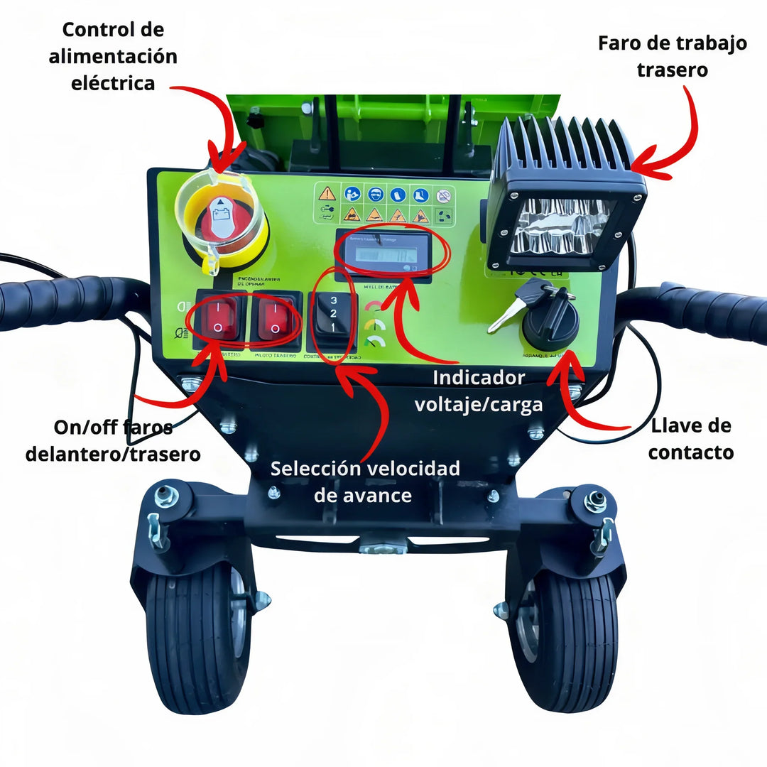 Carretilla eléctrica de ruedas FANTON E50X