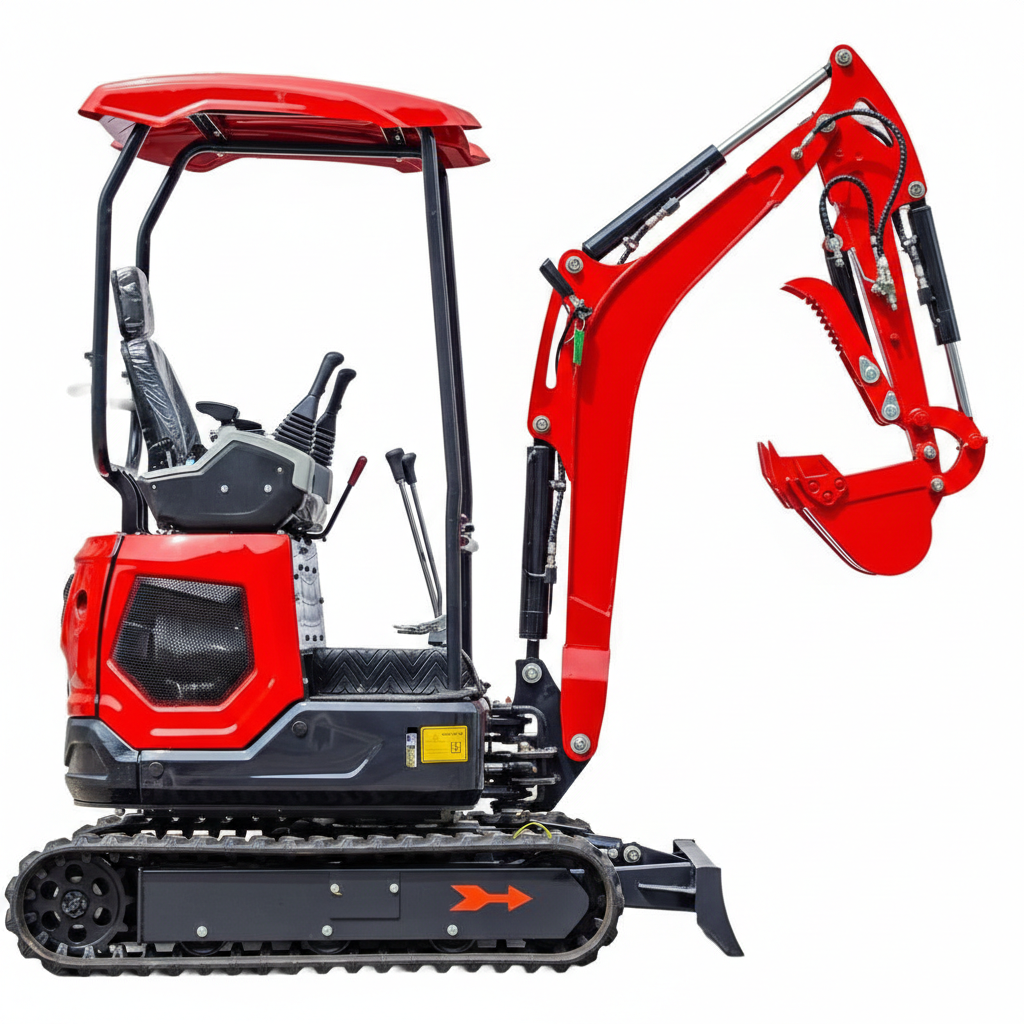 Mini Excavadora Kubota 1500 Kg motor Kubota de 3 Cilindros orugas retráctiles