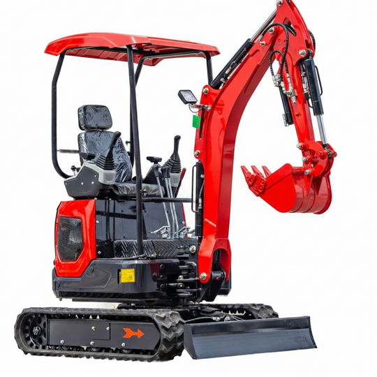 Mini Excavadora Kubota 1500 Kg motor Kubota de 3 Cilindros orugas retráctiles