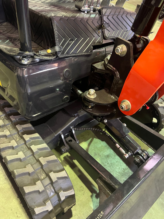 Mini Excavadora Kubota 1500 Kg motor Kubota de 3 Cilindros orugas retráctiles