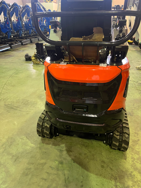 Mini Excavadora Kubota 1500 Kg motor Kubota de 3 Cilindros orugas retráctiles