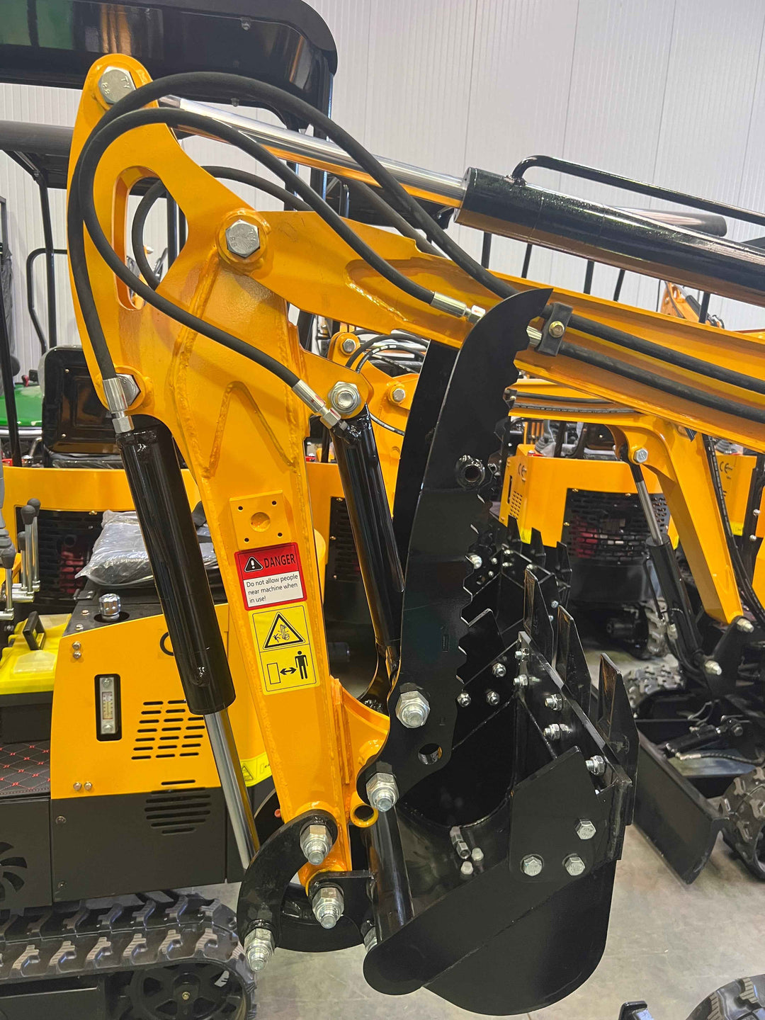 Mini Excavadora 1 Tonelada Giratoria JPC Motor Koop de 1 Cilindro Con Enfriador de Aceite
