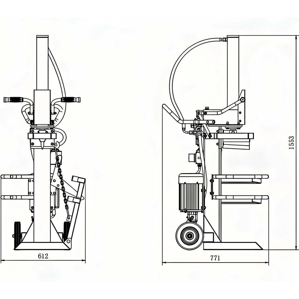 Astilladora de Leña ANOVA RLT15GC