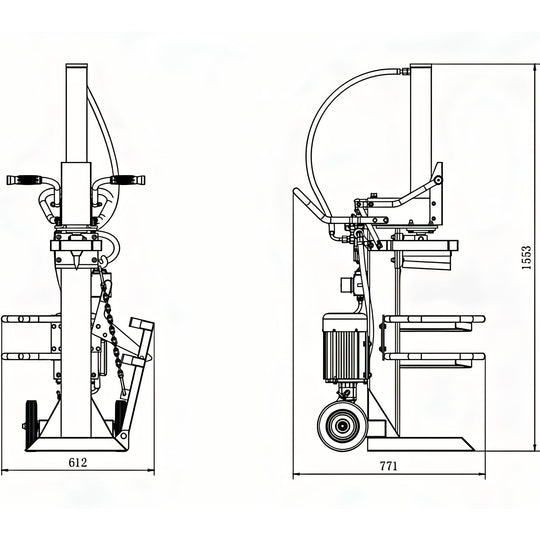 Astilladora de Leña ANOVA RLT15GC
