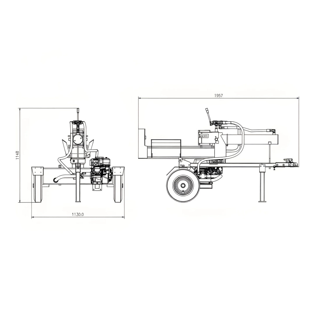 Astilladora de leña FANTON LS22T-650 POL