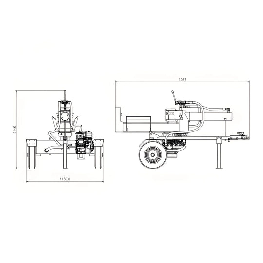 Astilladora de leña FANTON LS22T-650 POL