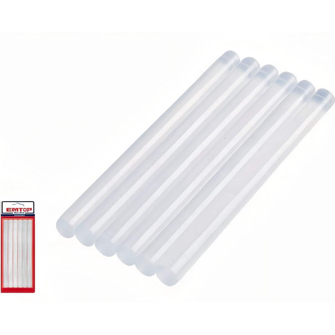 EMTOP Barras de Silicona de Alta Adherencia 11.2mm (Pack de 6) — EGGS20601