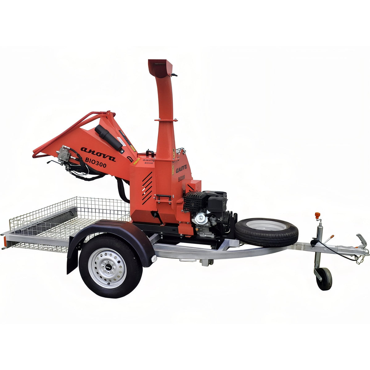 Biotrituradora ANOVA BIO300R con Remolque homologado carretera