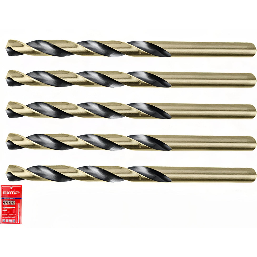 Juego de 5 brocas EMTOP ETDB11001 — 10 mm