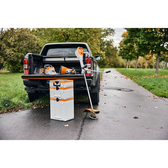 Caja para acumuladores M gris STIHL