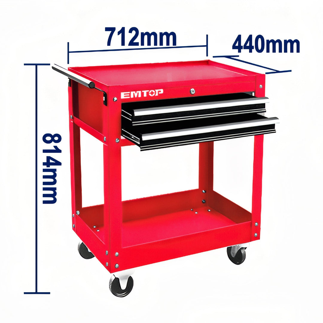 Carro Organizador EMTOP con 2 Cajones para Jardinería — ETCS0201