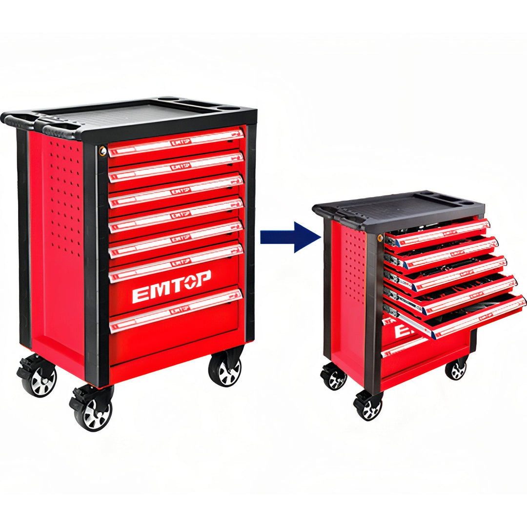 Cajonera Móvil EMTOP con 7 Compartimentos — ETCS0702
