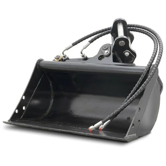 Cazo oscilante orientable para mini excavadora 80cm