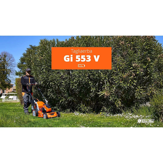 Cortacésped Oleo-Mac Gi 553 V + Batería y Cargador