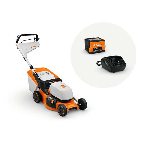 Cortacésped STIHL CORTACÉSPED RMA 248 T, con batería AK 30 y cargador AL 101