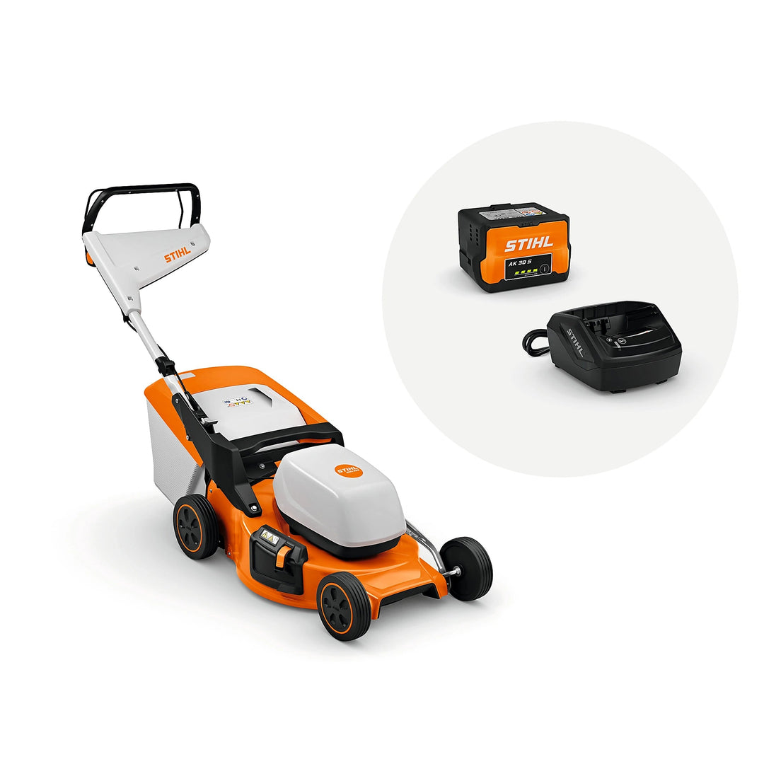 Cortacésped STIHL RMA 253 + Batería AK 30 S y cargador
