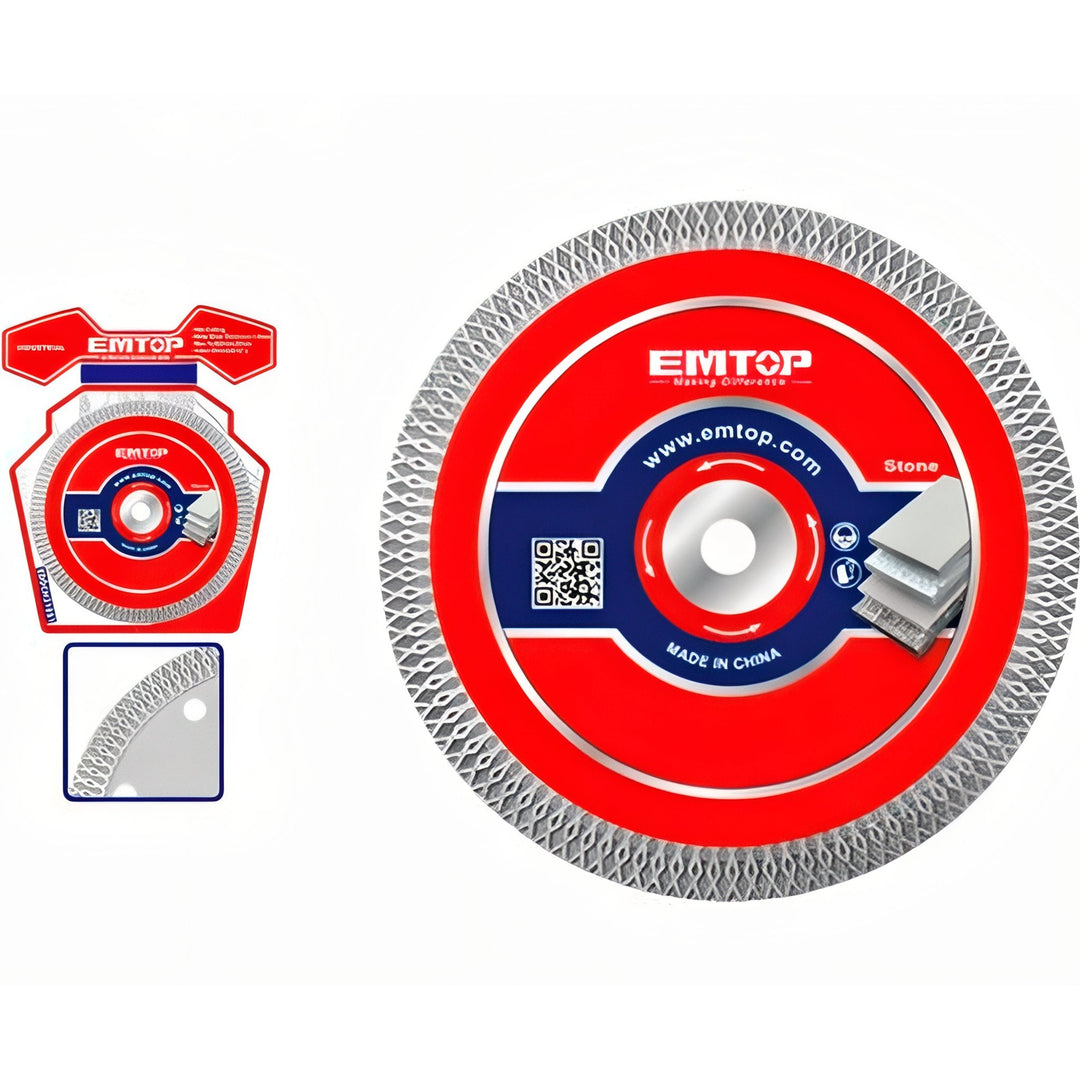 Disco Diamante EMTOP 115mm Ultrafino para Azulejos — EDDCH81151