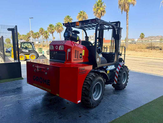 Carretilla elevadora 4X4 todoterreno 3500kg diesel Grome T350 especial invernadero