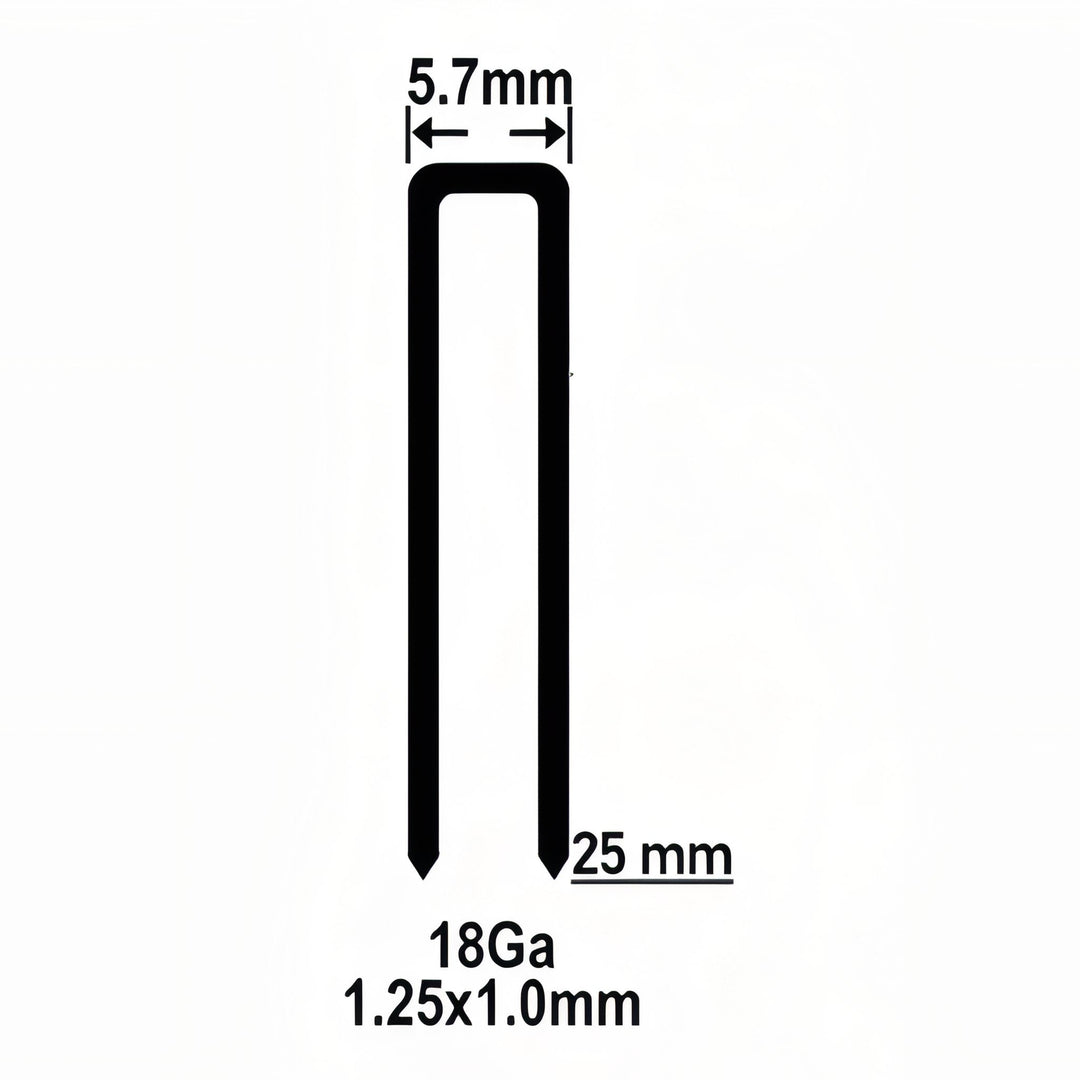 Pack Profesional EMTOP Grapas 25mm para Carpintería - Caja de 2500 — ENAL18252