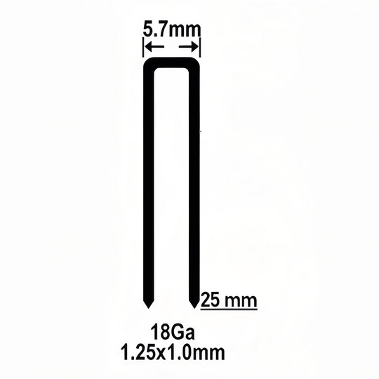 Pack Profesional EMTOP Grapas 25mm para Carpintería - Caja de 2500 — ENAL18252