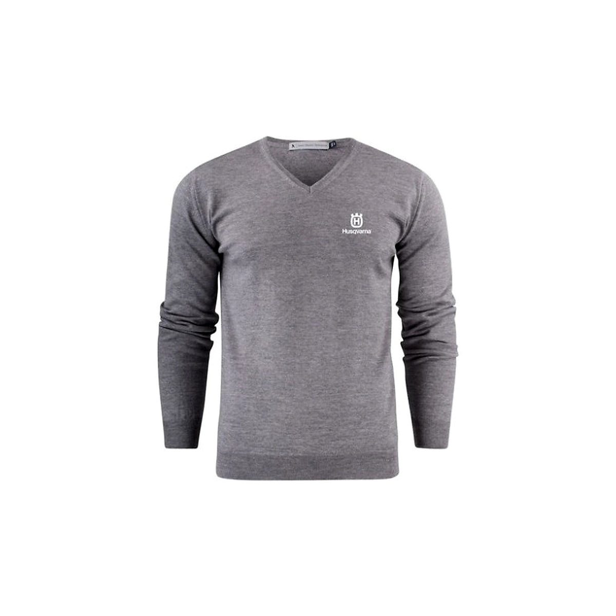 Jersey gris de lana para hombre