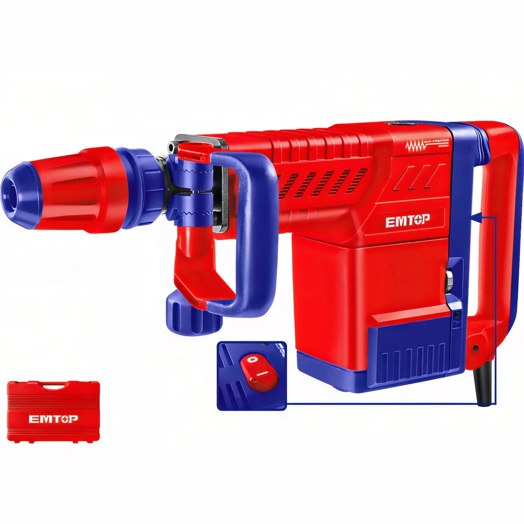 EMTOP 1500w - Martillo Demoledor de Alto Rendimiento — EDBRM1501