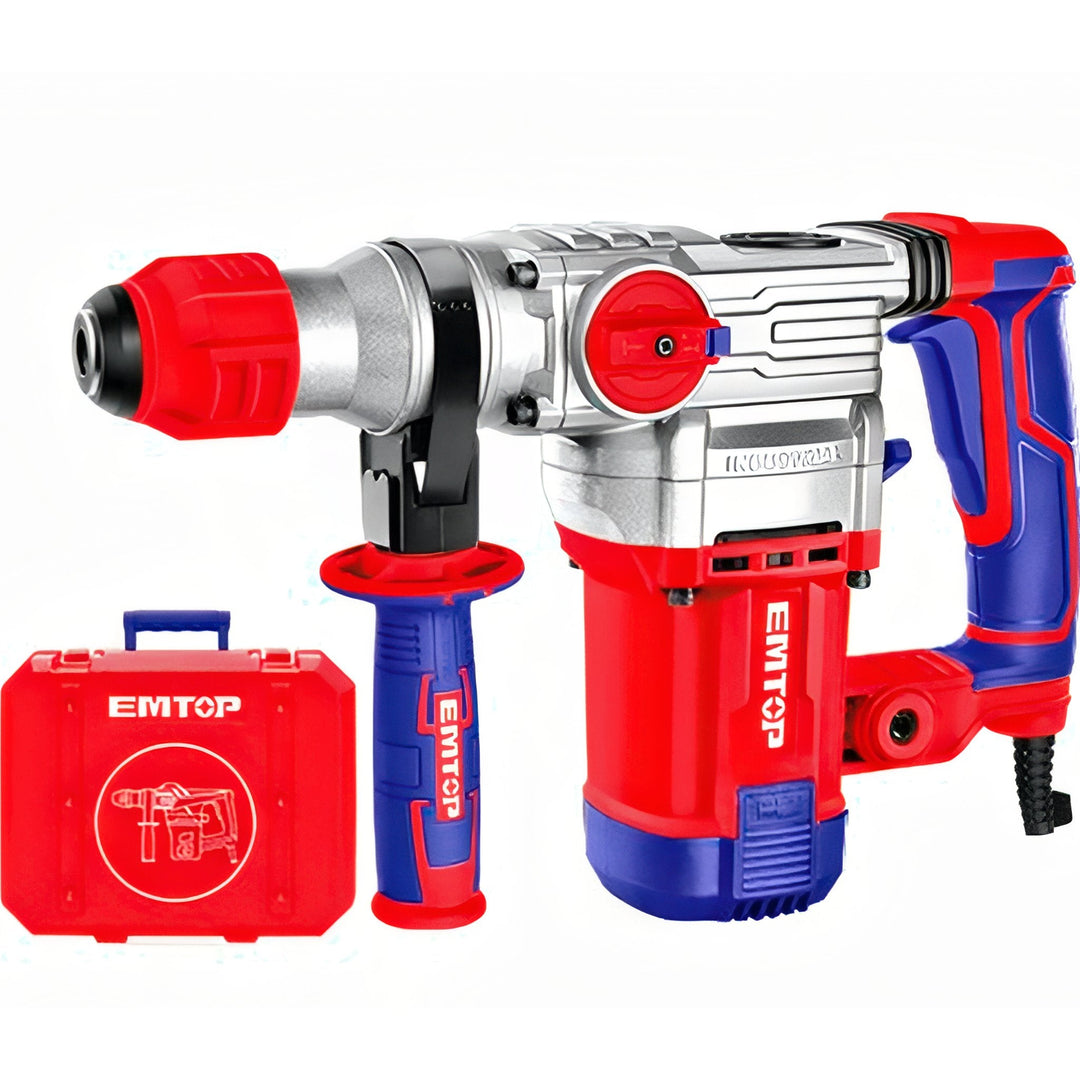 EMTOP Martillo Percutor 1500W con Accesorios SDS Plus — ERHRP1503