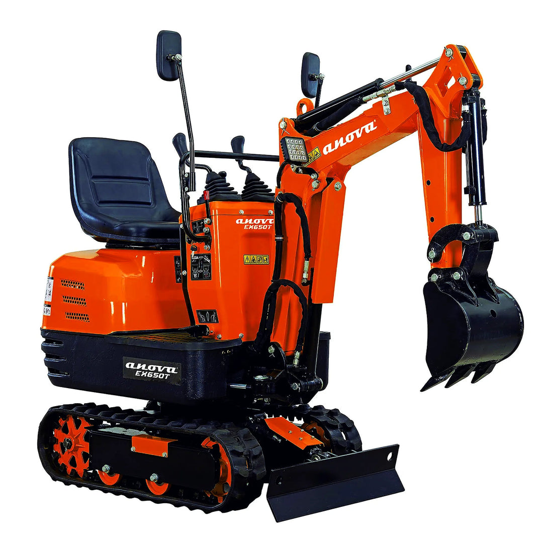 Mini excavadora ANOVA EX650T con ORUGAS