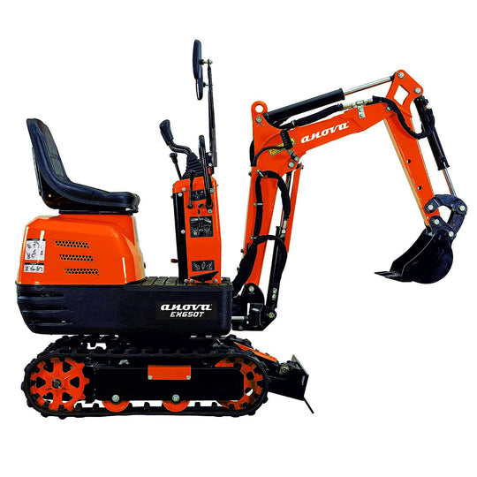 Mini excavadora ANOVA EX650T con ORUGAS