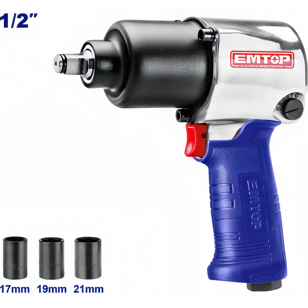 EMTOP Pistola de Impacto Neumática 1/2" — EATL126801