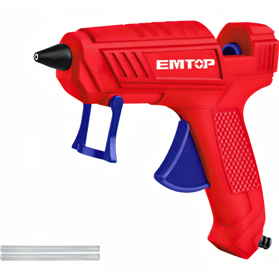 EMTOP 100W - Pistola de Silicona de Alta Precisión con Barras de Pegamento — EGGU1401