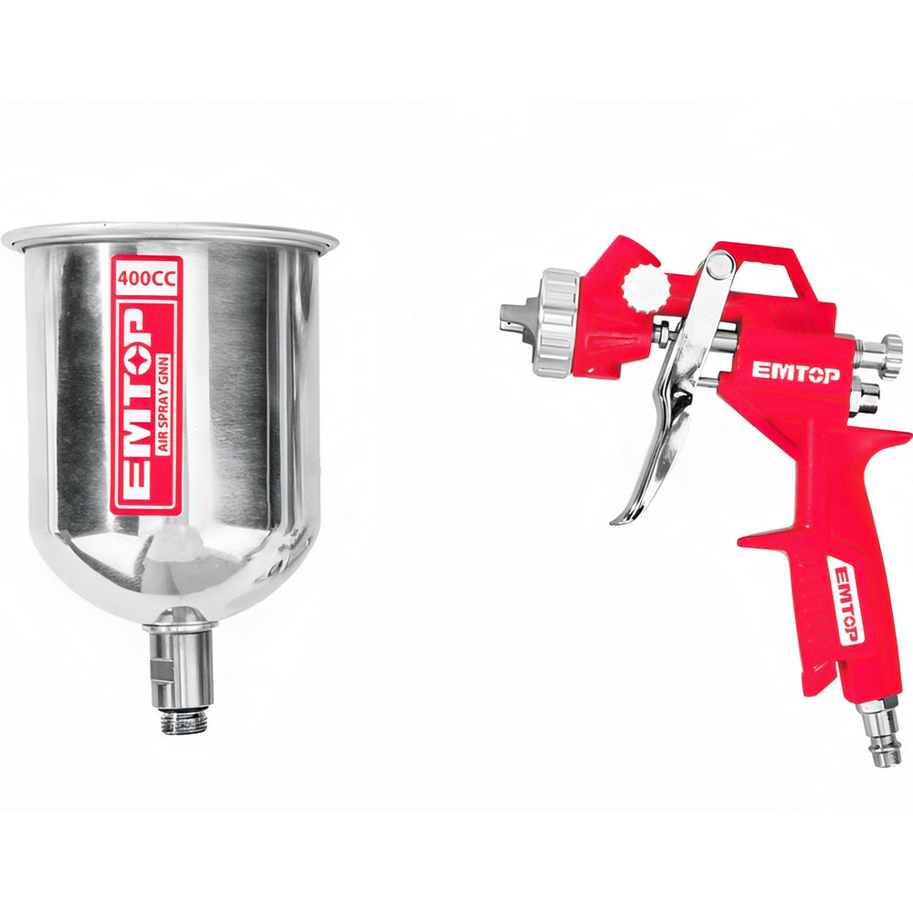 Pistola de pintura EMTOP EASG04001 — 400 cc