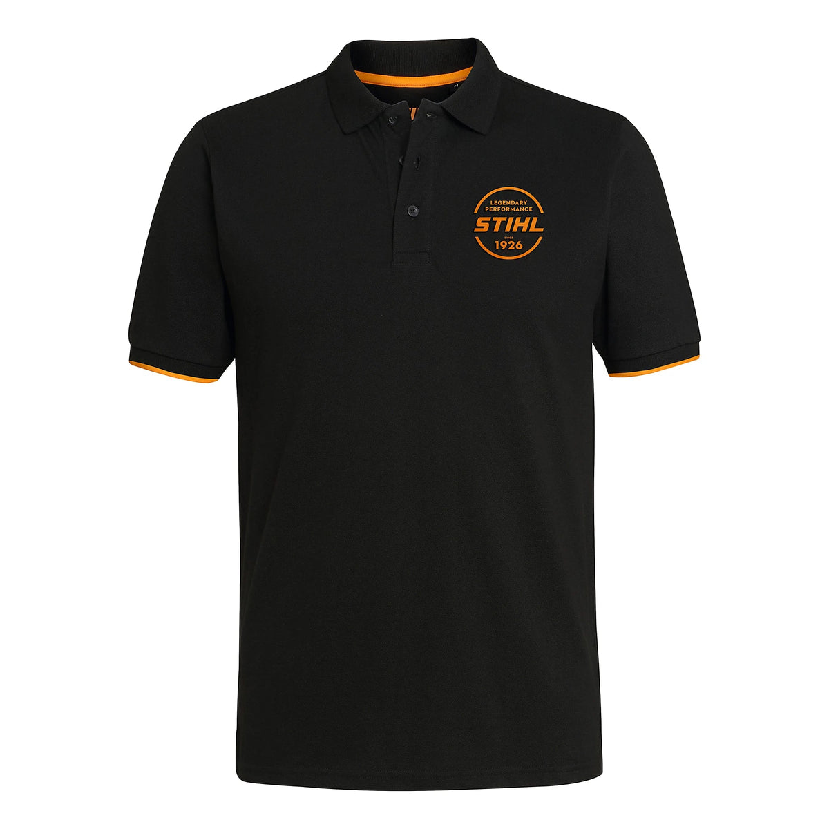 Polo LOGO-CIRCLE, UNISEX, negro STIHL