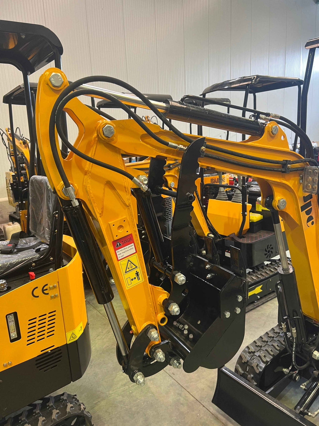 Excavadora 1 Tonelada Giratoria JPC Motor Koop de 1 Cilindro Con Enfriador de Aceite