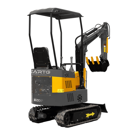 Excavadora 1 Tonelada Giratoria Motor Koop de 1 Cilindro