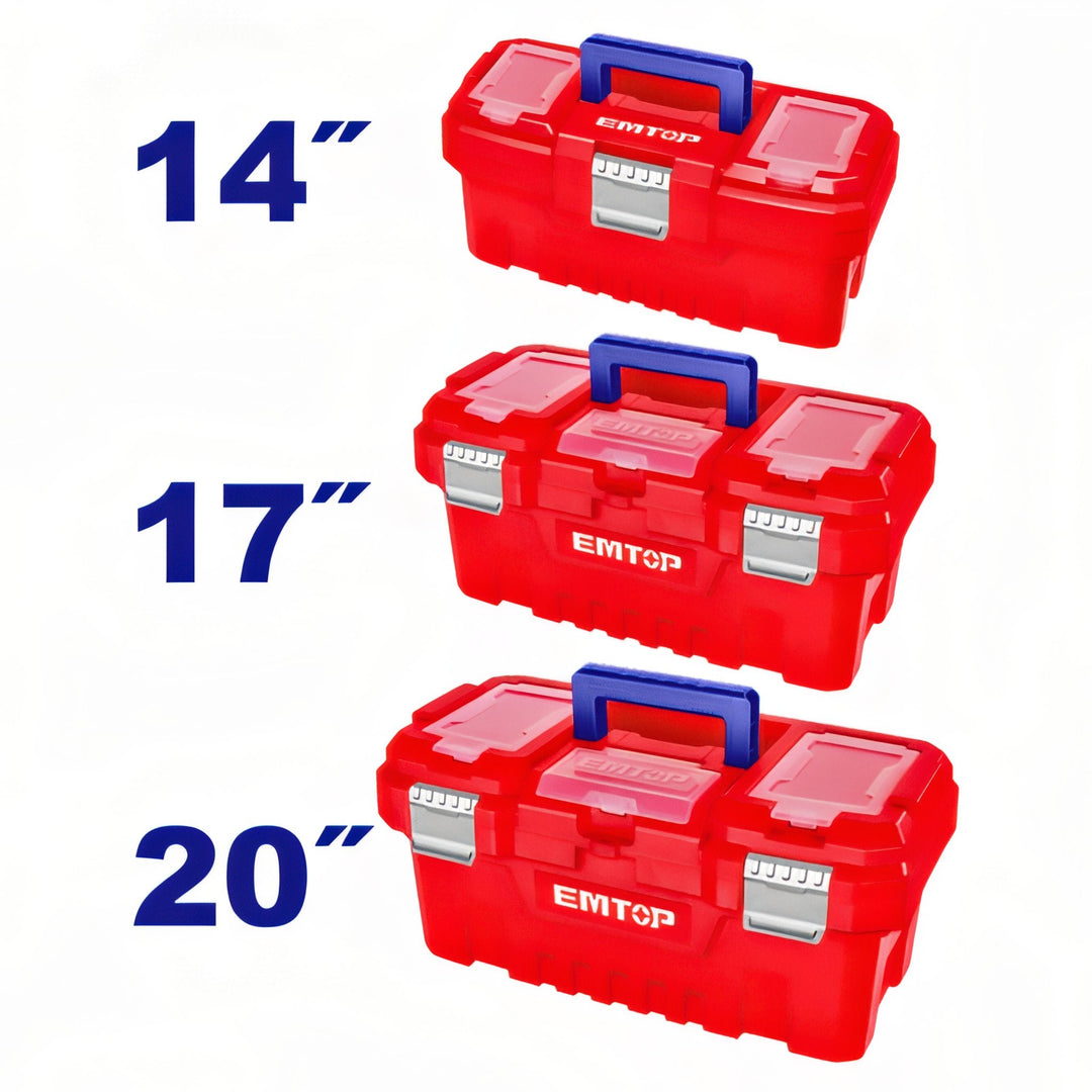 EMTOP Set de Cajas de Herramientas Multi-Tamaño con Apriete Metálico — EPBXK0302