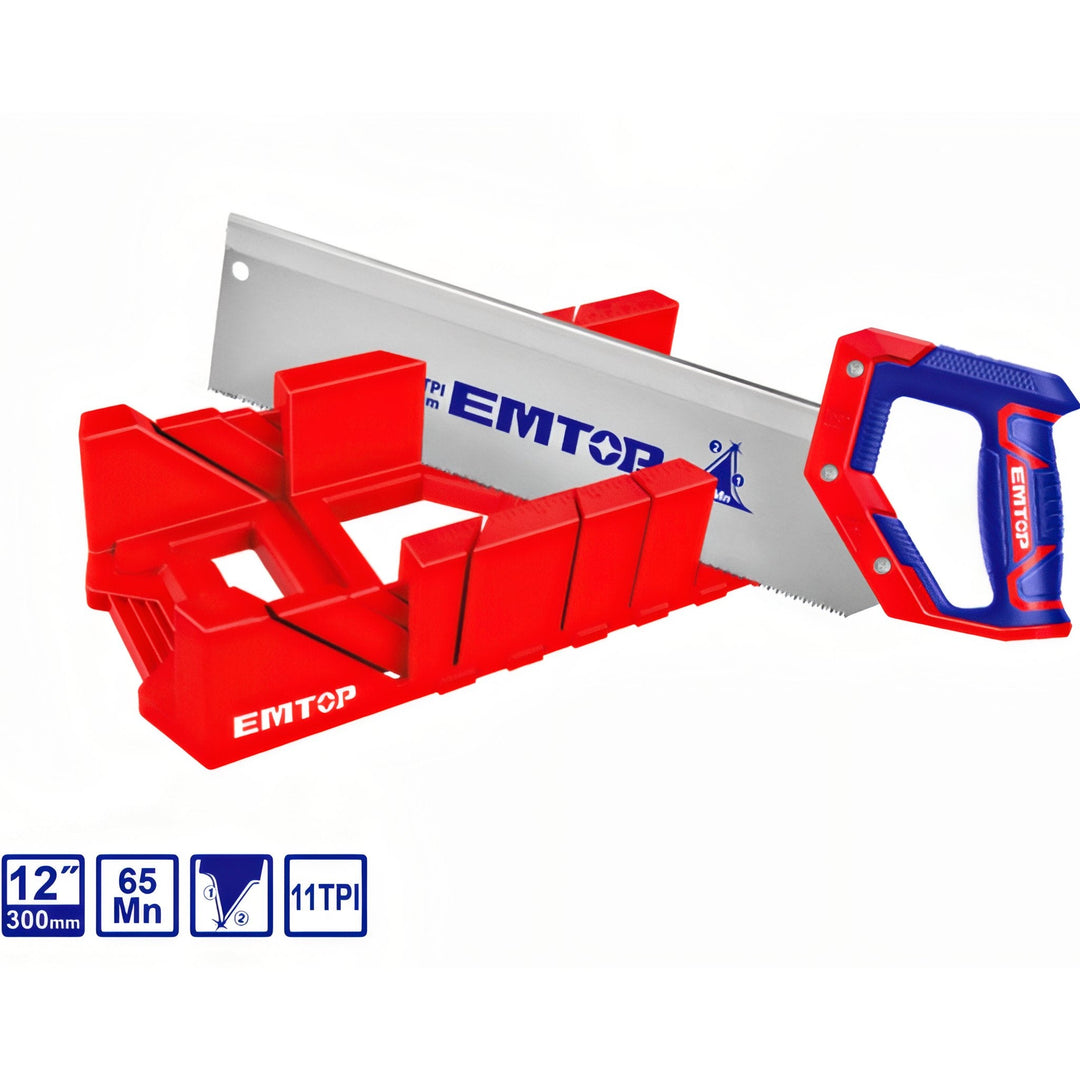 Ingletadora EMTOP 30cm - Sierra Manual 12'' — EHASMB3001