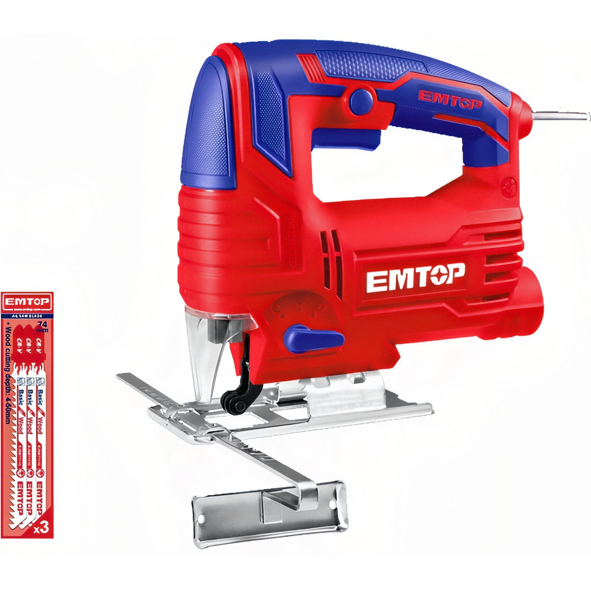 Sierra de Calar EMTOP 570W con Set de Cuchillas y Accesorios — EJSW5701