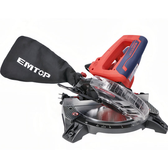 EMTOP 1400W - Sierra Ingletadora con Disco de Precisión — EMSW14001