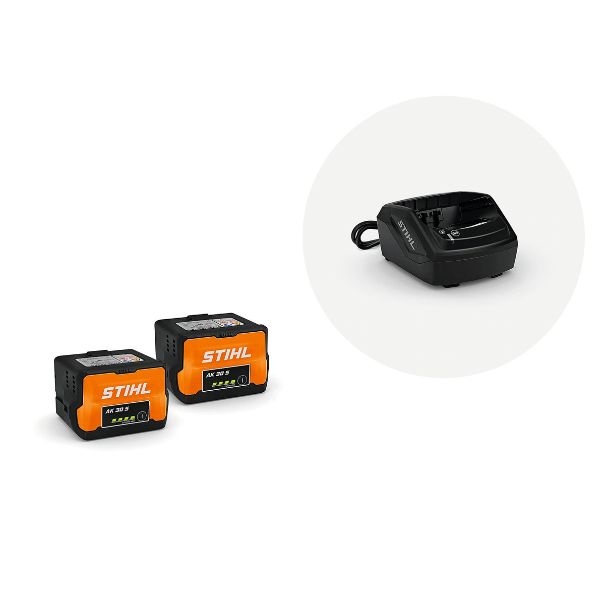 Kit de 2 baterías AK 30 S y cargador STIHL