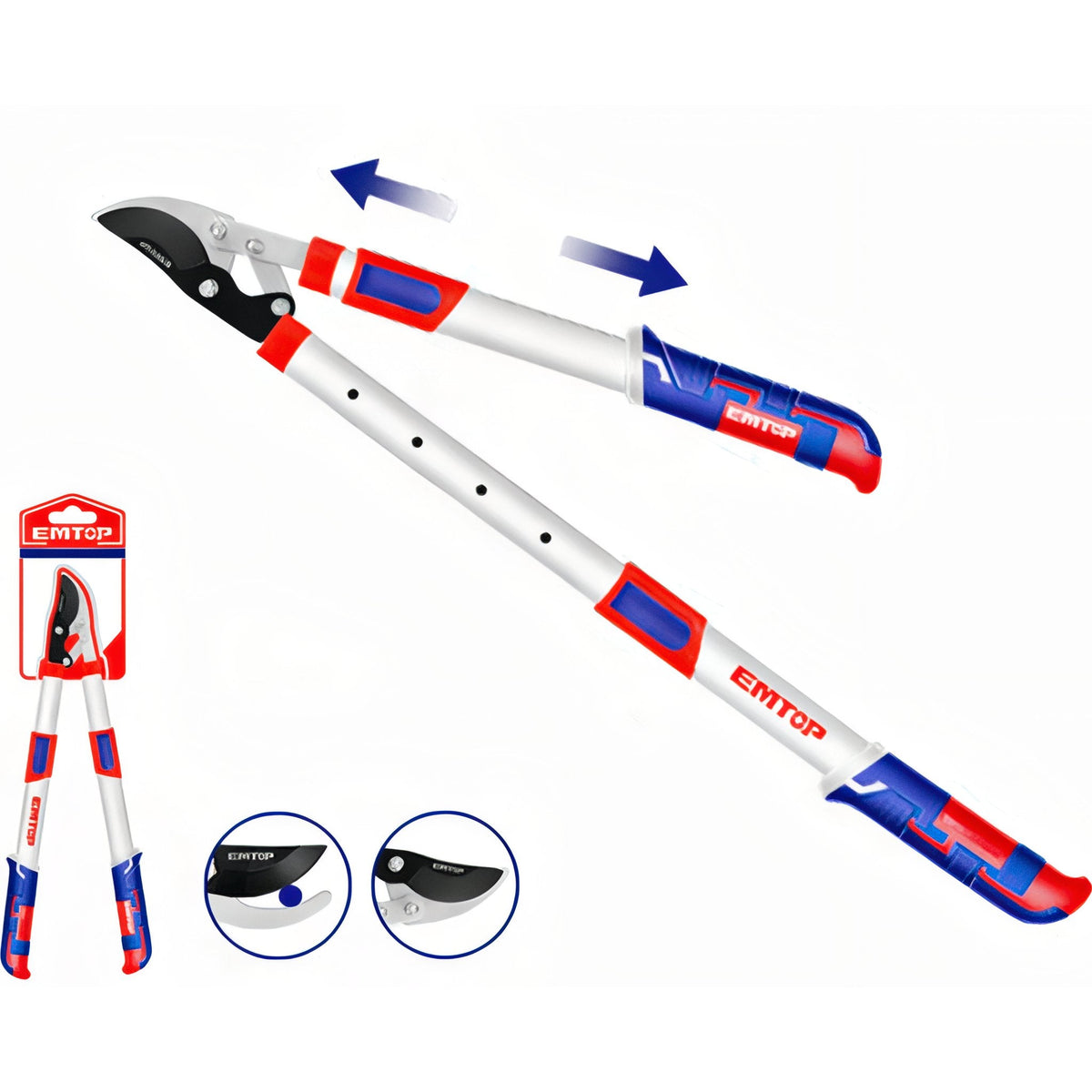 Tijeras de Podar Extensibles EMTOP – Corte Preciso de 25mm — EPSR527406