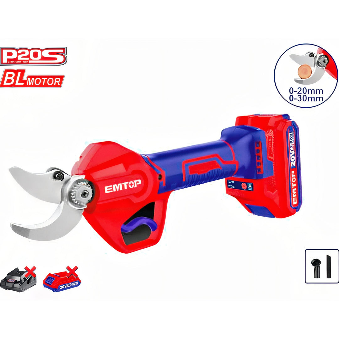 Tijera de Poda EMTOP 20V — ELSL20305